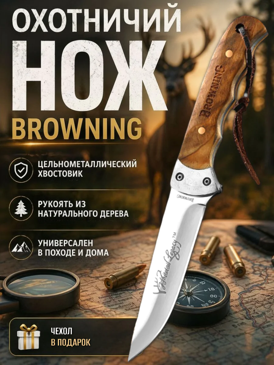 ОХОТНИЧИЙ нож BROWNING